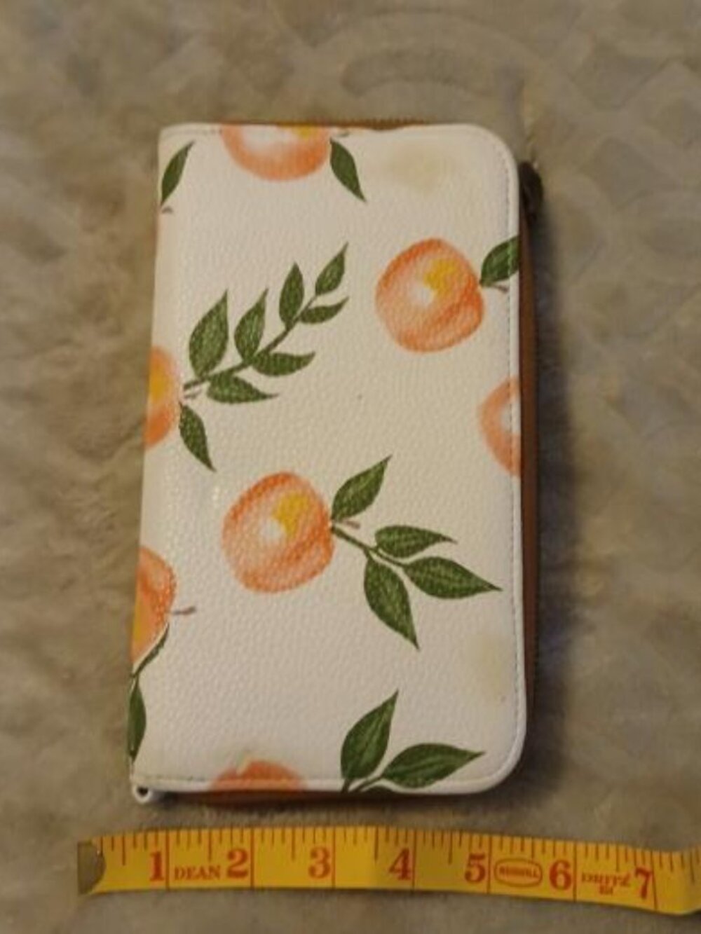 Thirty One peach print wallet